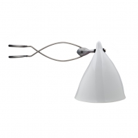Lampe chevet Cornette à pincer - Porcelaine émaillée