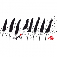 Stickers Petit Chaperon Rouge Automnal