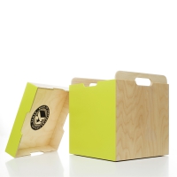 Coffre de rangement et tabouret M3 Box - Vert