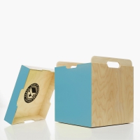 Coffre de rangement et tabouret M3 Box - Turquoise