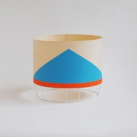 Grande lampe Dowood - bleu