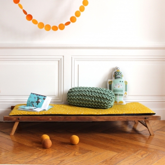 Banquette enfant - Moutarde