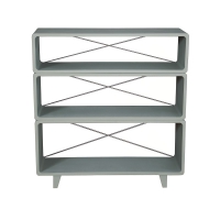 Bibliothèque Millefeuille Gris Souris
