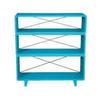 Bibliothèque Millefeuille Turquoise