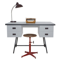 Bureau L50 Gris Clair