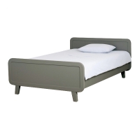 Lit enfant rond Vert de Gris - 120 x 200 cm