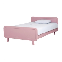 Lit enfant rond Vieux Rose - 120 x 200 cm