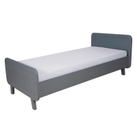 Lit enfant rond Gris Souris - 90 x 200 cm