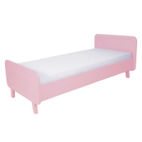 Lit enfant rond Vieux Rose - 90 x 200 cm