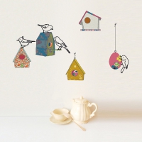 Stickers Nichoirs à oiseaux