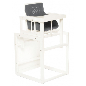 Chaise haute Cubic - Milk