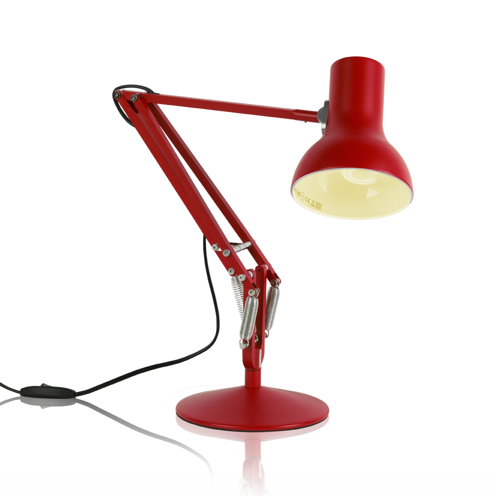 Lampe de bureau ikea rouge
