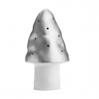 Petite Lampe Champignon - Argent