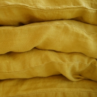 Housse de couette en lin - Jaune