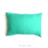 Taie d'oreiller en lin - Menthe