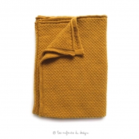 Plaid bébé tricoté Mangue