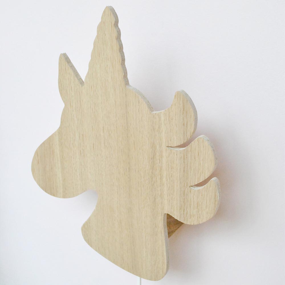 Lampe applique licorne april eleven pour chambre enfant les ...