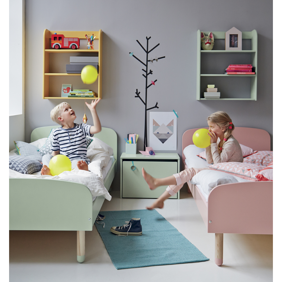 Etagère murale jaune or flexa play pour chambre enfant les ...