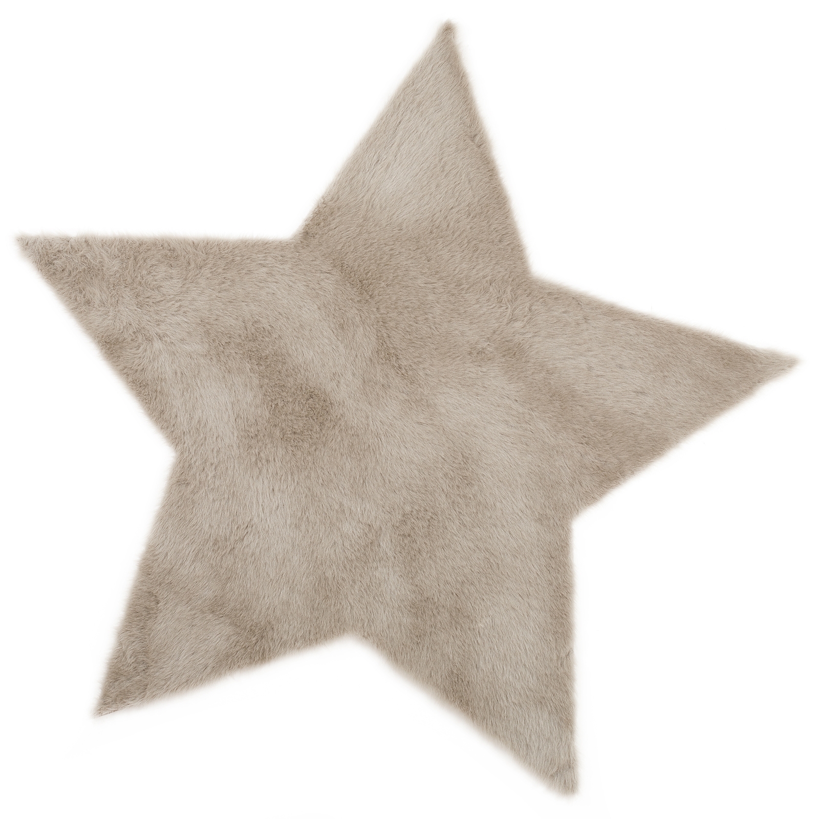 Tapis etoile gris taupe pilepoil pour chambre enfant les ...