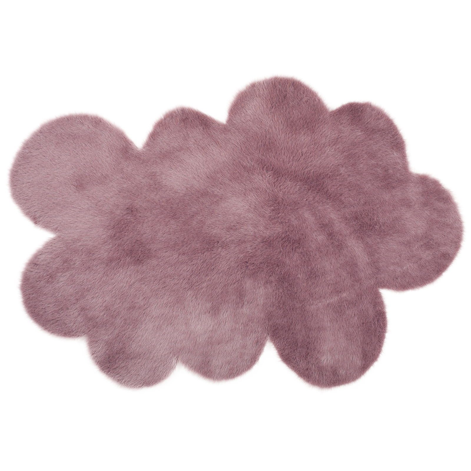 Tapis nuage mauve grisé pilepoil pour chambre enfant les ...