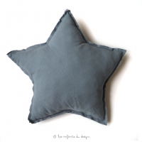 Coussin Etoile Denim
