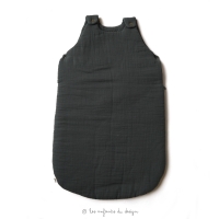 Gigoteuse en gaze de coton - Gris