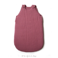 Gigoteuse en gaze de coton - Rose Indien