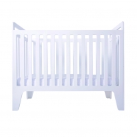 Lit bébé design Nona - Blanc