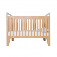 Lit bébé design Nona - Naturel