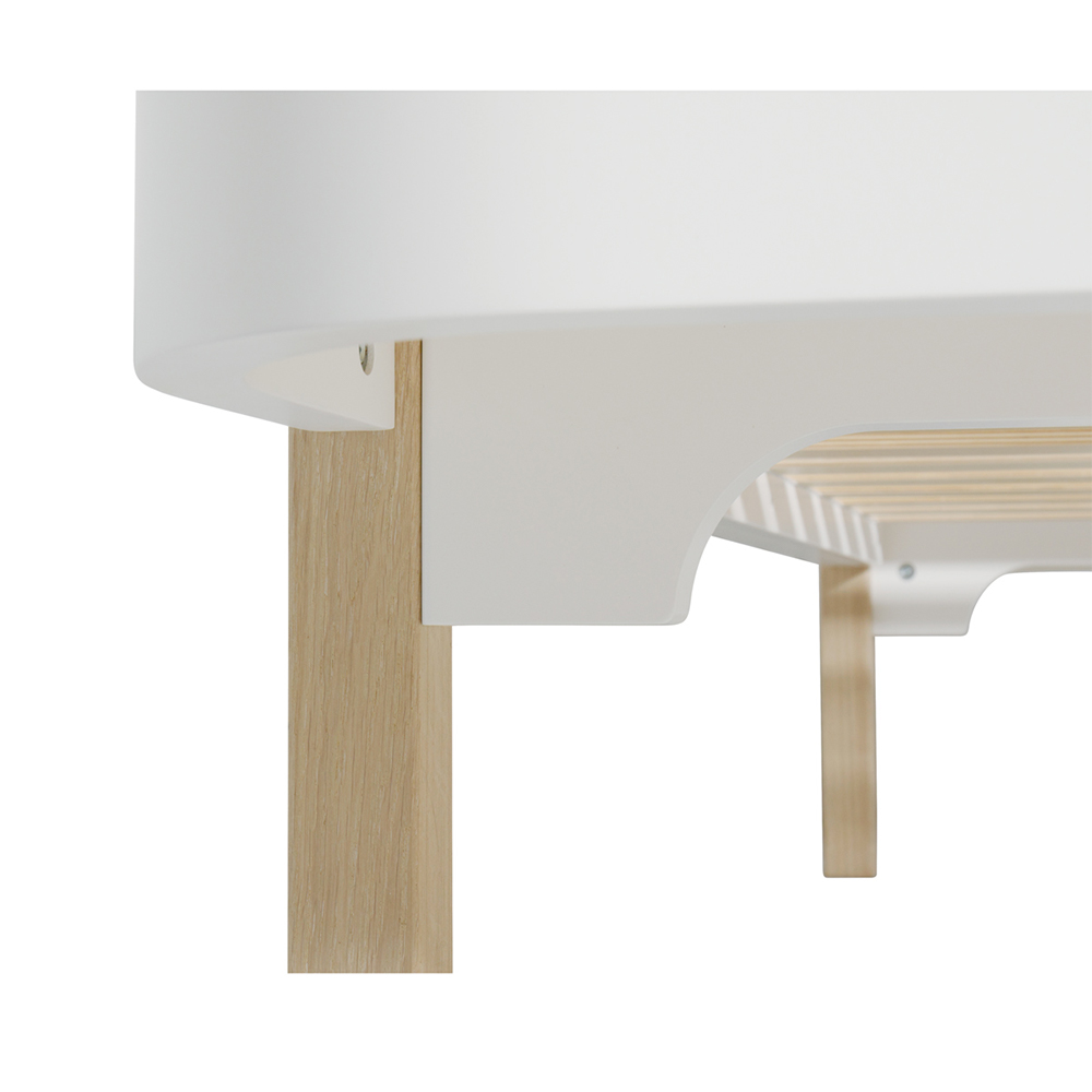 Lit banquette wood chêne oliver furniture pour chambre enfant ...