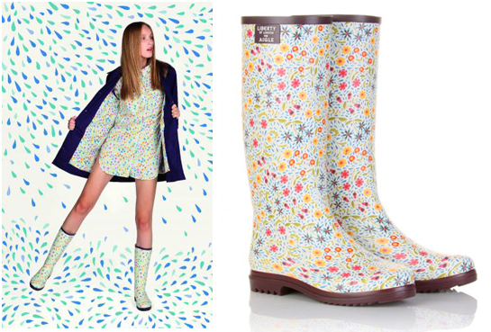 Bottes Liberty Aigle pour petites et grandes fans de Liberty