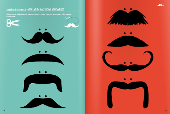 Moustaches à découper - Magazine Georges