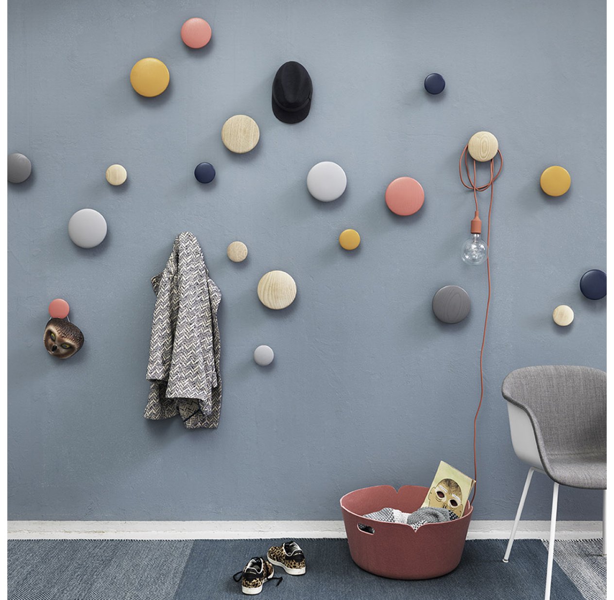 Patere Bois Ronde Muuto — Lamichaure.Com