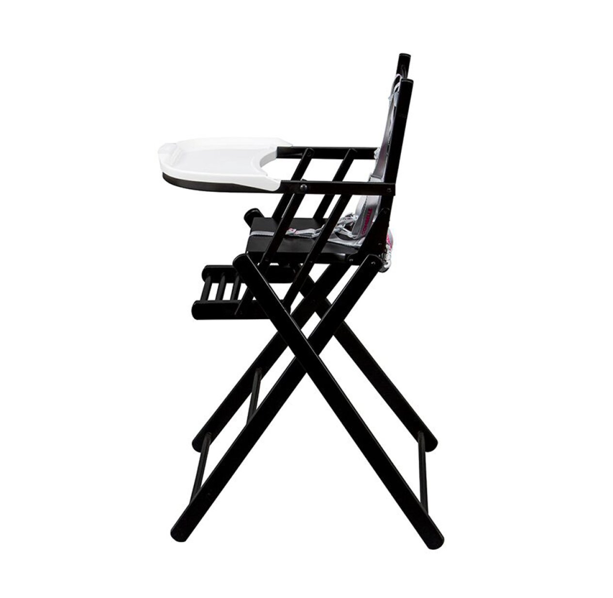 Chaise haute extra pliante Sarah Laqué noir Chaise haute extra pliante Sarah Laqué noir