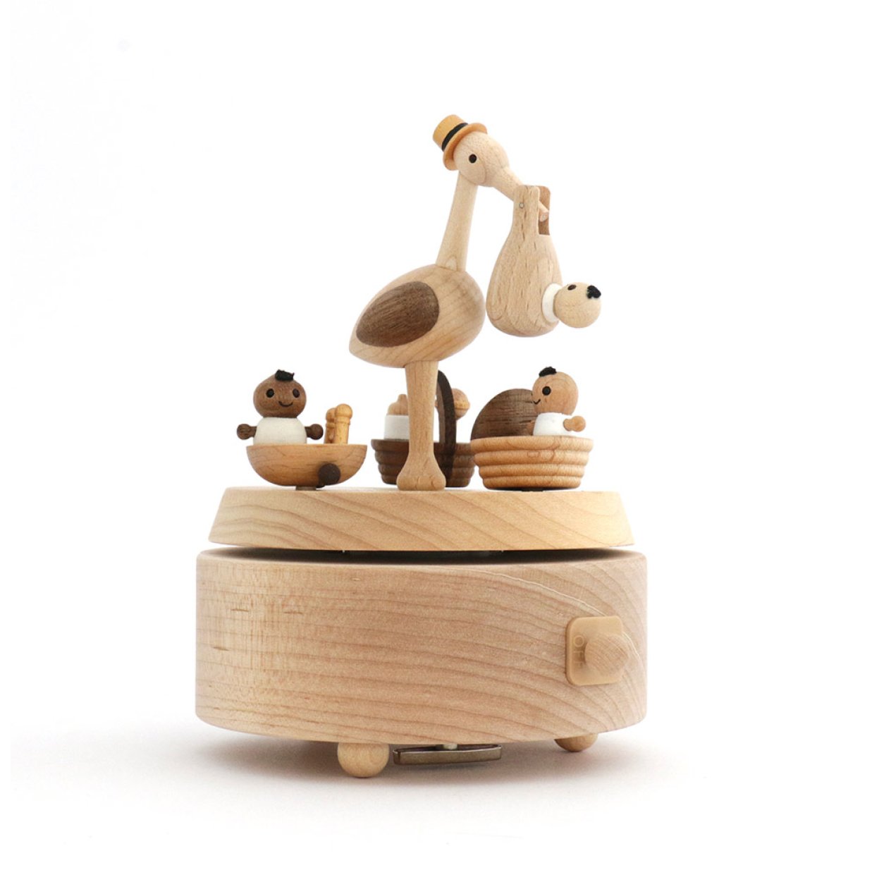 Boîte à Musique Bébé Cigogne Wooderful Life pour chambre enfant - Les  Enfants du Design