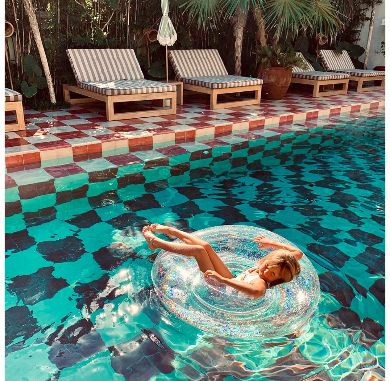 Bouée Piscine Gonflable 70 Ou 90 Cm – Anneau De Natation Paillettes, PVC Extra épais Sans BPA, Pour Enfants Et Adultes, Parfait Pour Plage, Lac Ou Piscine