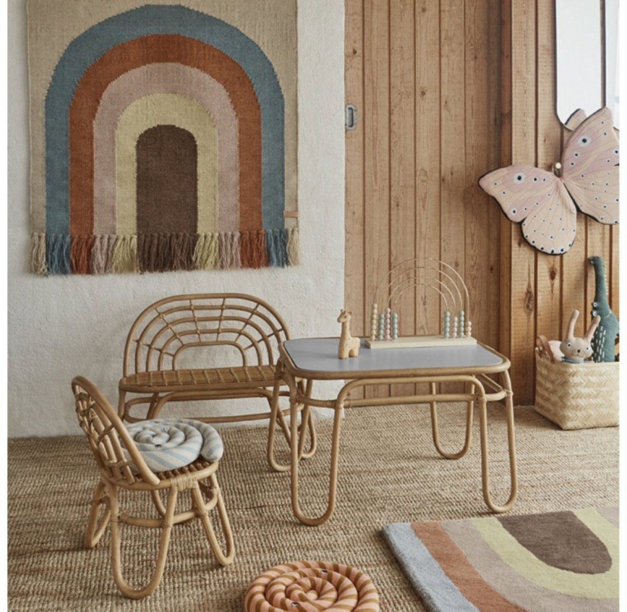 Chaise Enfant En Rotin Rainbow Oyoy Pour Chambre Enfant Les Enfants Du Design