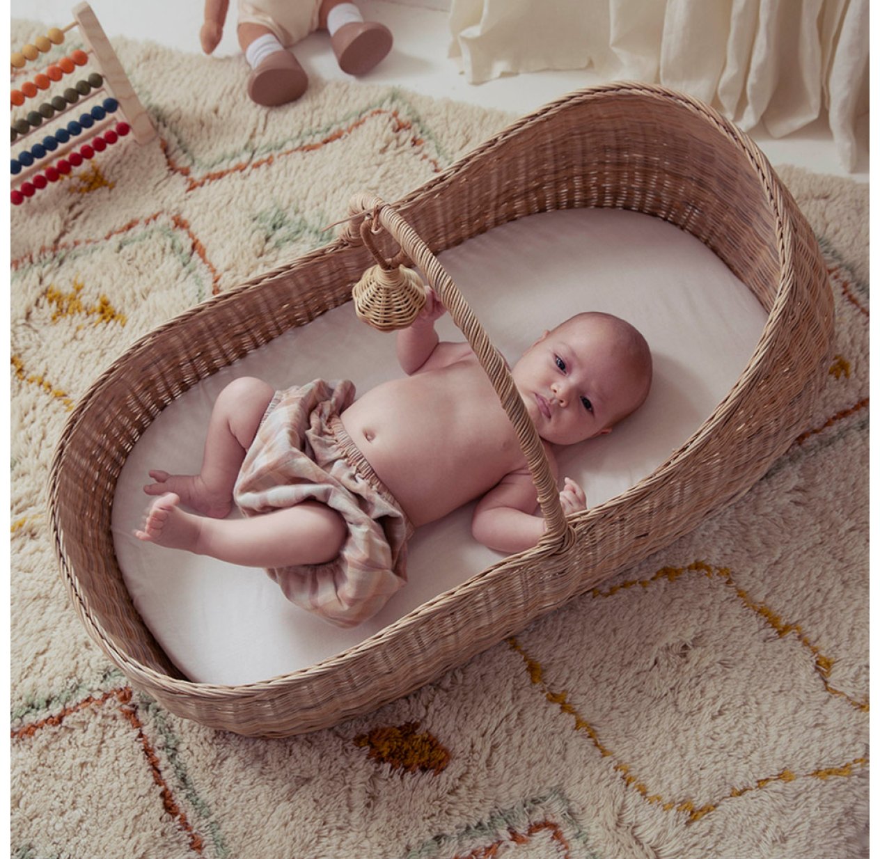 Couffin Bebe Lyra En Rotin Olli Ella Pour Chambre Enfant Les Enfants Du Design