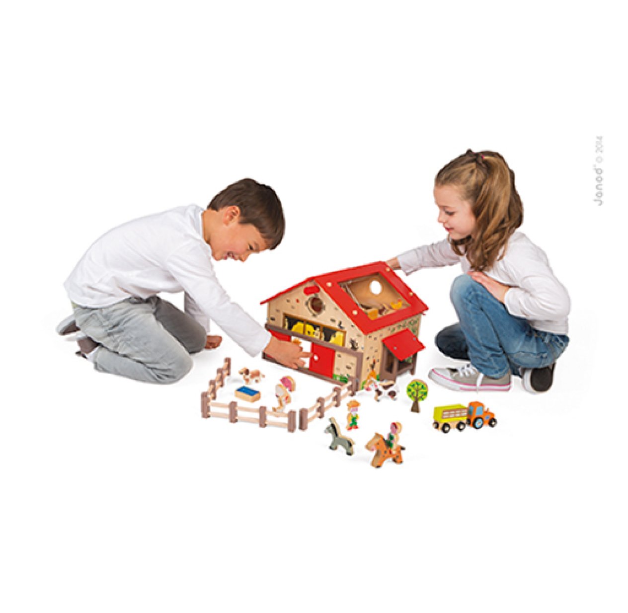 Dickie Toys Happy Farm House - Grande Ferme Fendt 38cm - Enfant 1 An Et + - Multicolore - NEUF