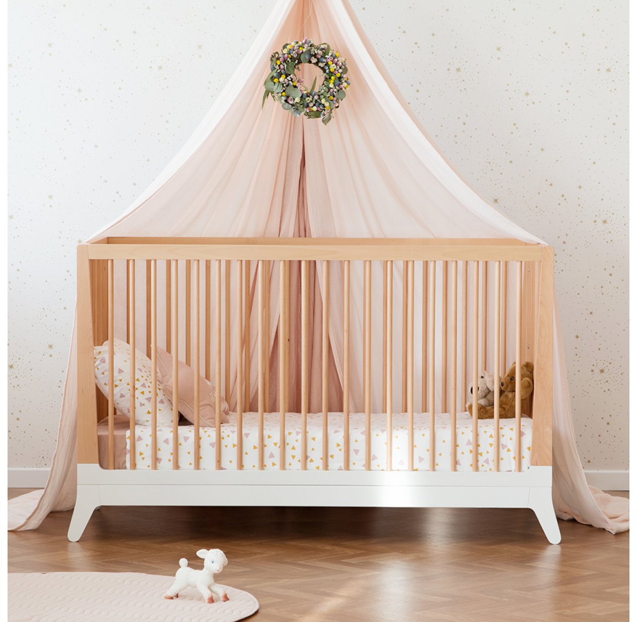 Lit Bebe Evolutif New Horizon 70 X 140 Blanc Nobodinoz Pour Chambre Enfant Les Enfants Du Design