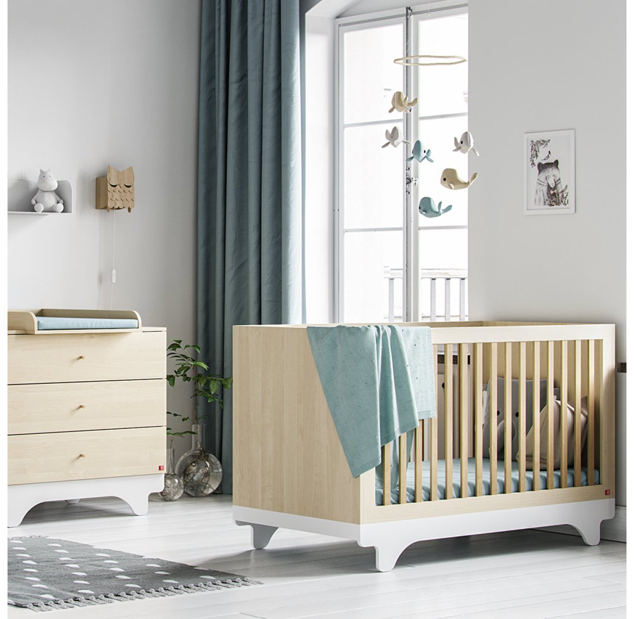 Lit Bebe Evolutif Playwood Bouleau Blanc Vox Pour Chambre Enfant Les Enfants Du Design