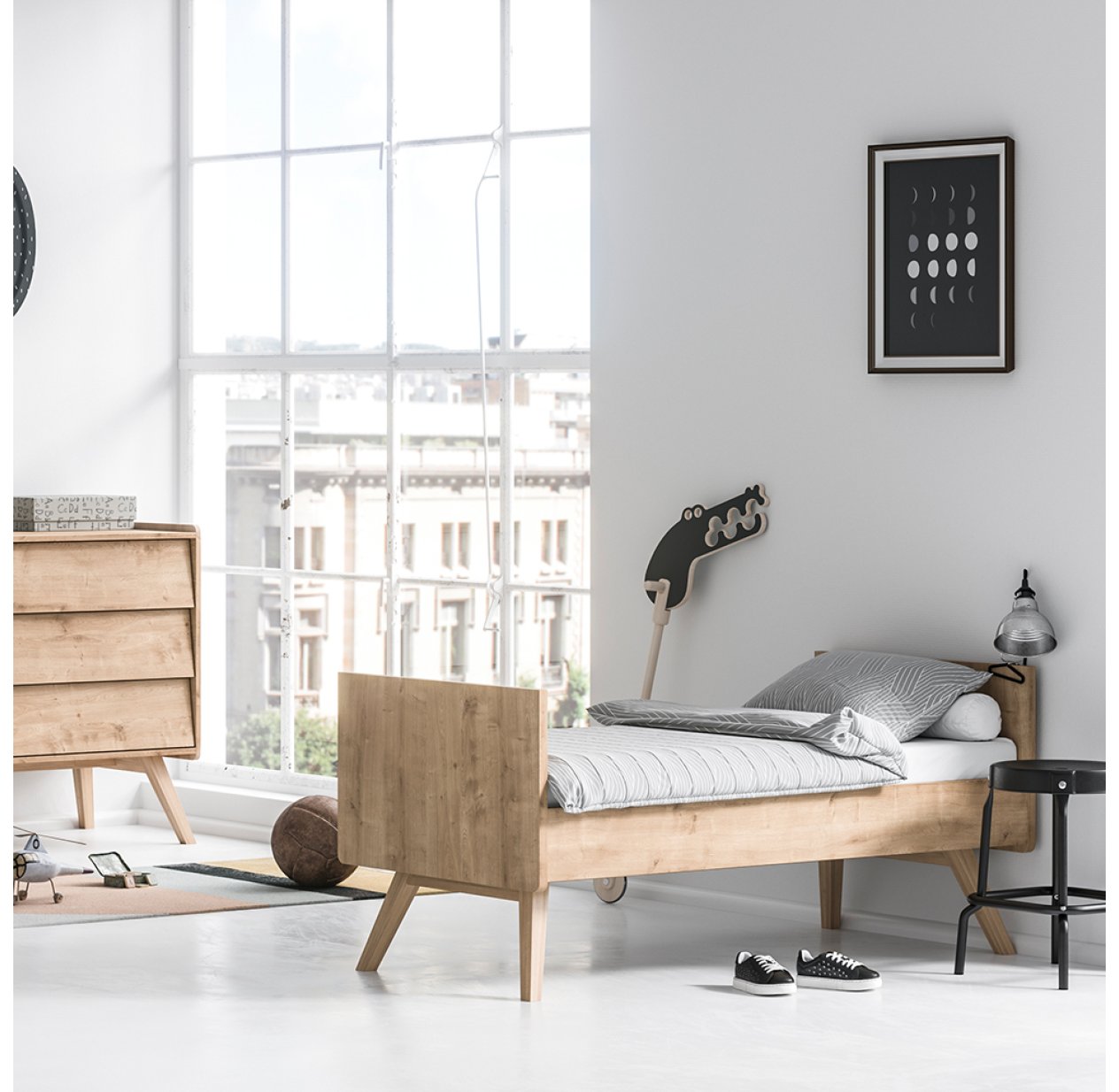 Lit Bebe Evolutif 70 X 140 Vintage Chene Vox Pour Chambre Enfant Les Enfants Du Design