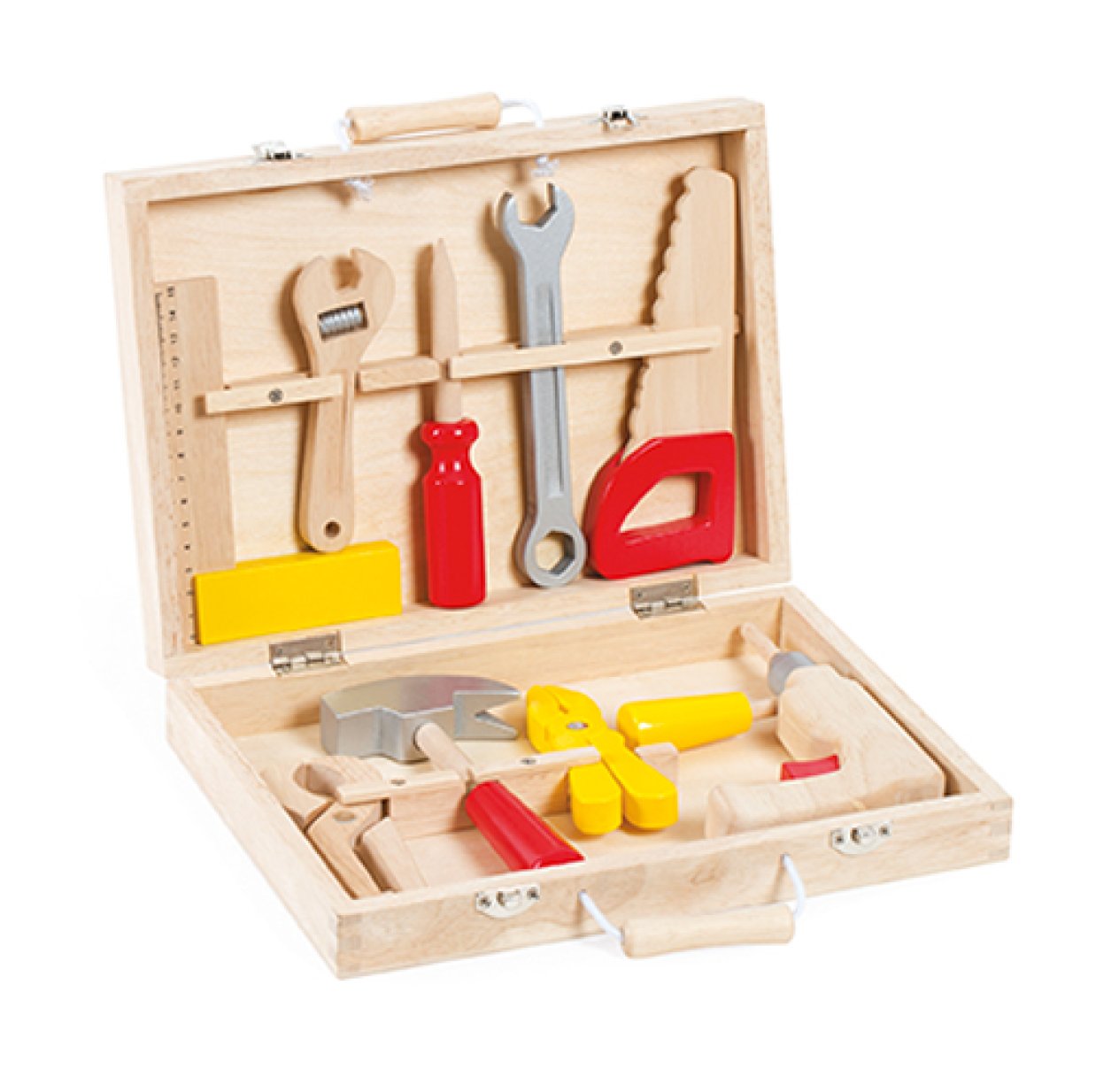 Boite à outils bois enfant - Malette à outils en bois - Janod