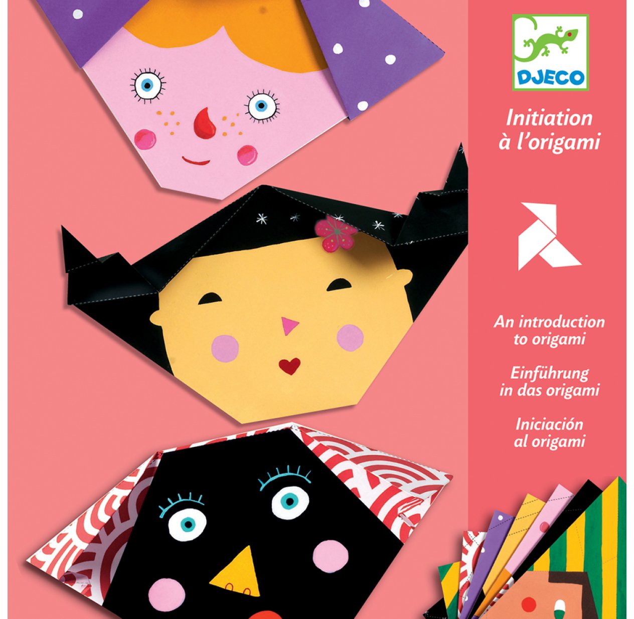 Initiation Origami Visages Djeco pour chambre enfant - Les Enfants du Design