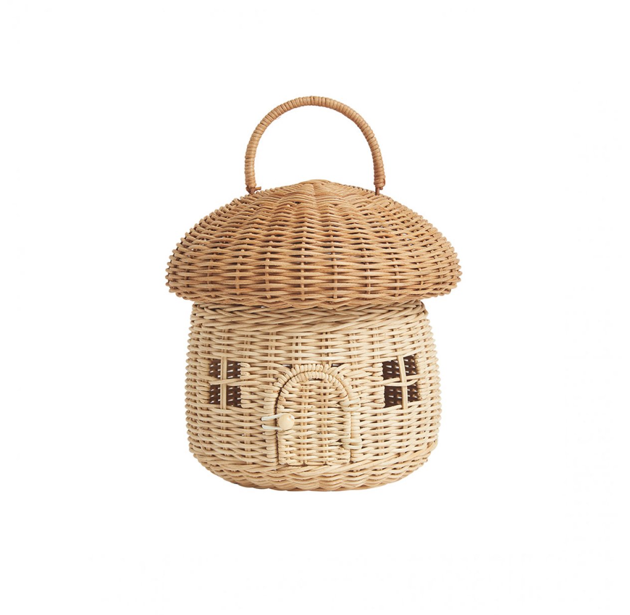 Panier à Champignons En Osier - Sac à Dos Cueillette - Polyester Imperméable - 52x35x26cm - 4