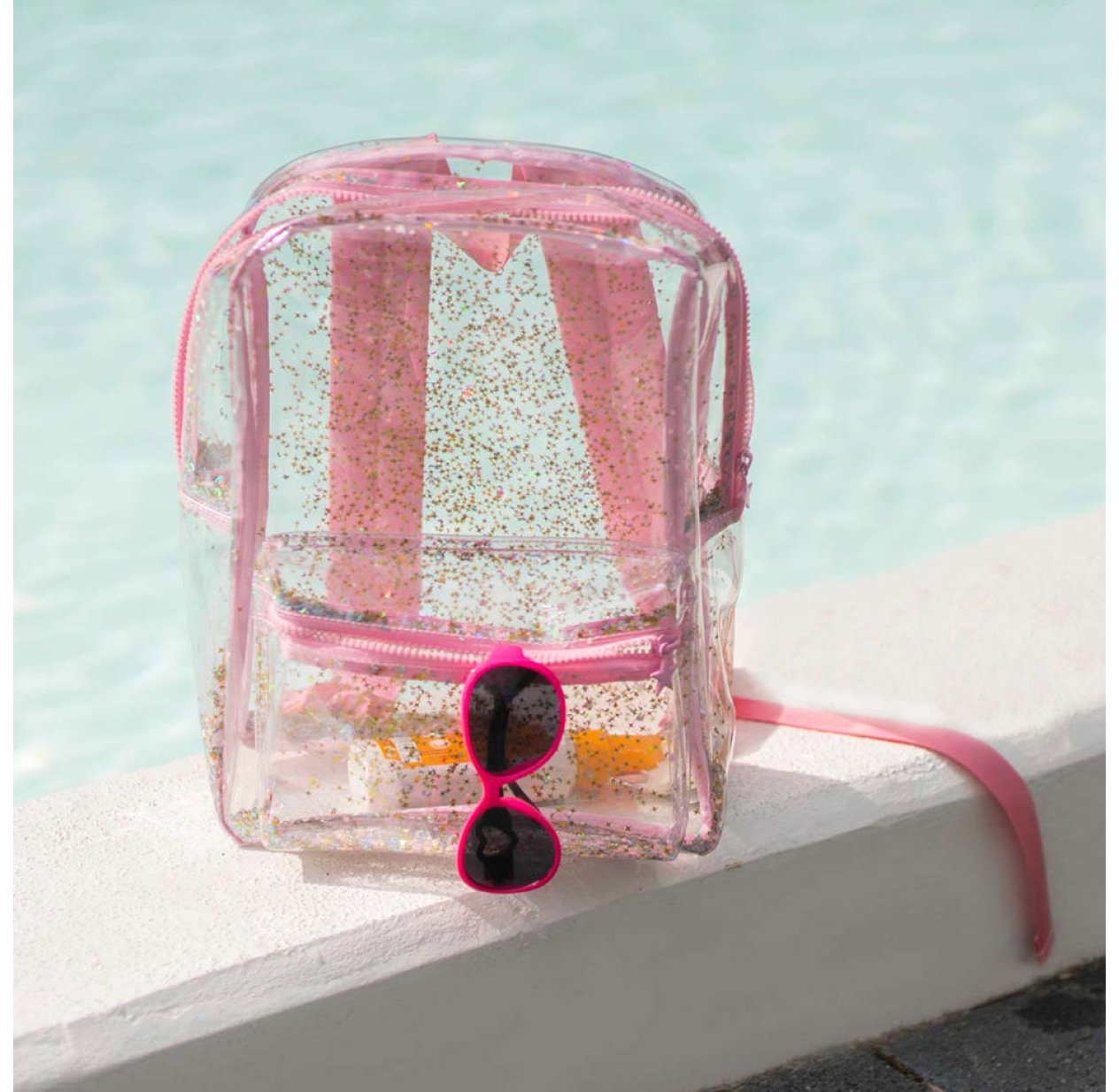 PERLETTI Mini Sac a Dos Rainbow High Pailleté avec Poche Avant Fille PERLETTI Mini Sac a Dos Rainbow High Pailleté avec Poche Avant Fille