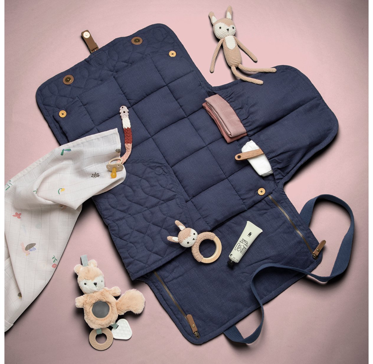 sac a langer bleu marine