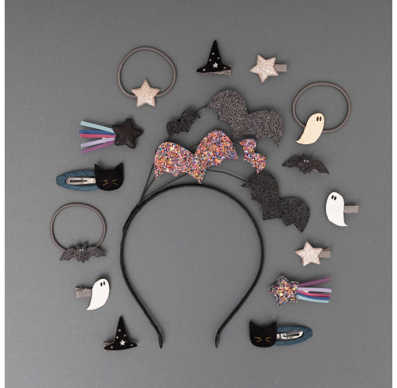 Serre-tête Chauve-souris Halloween - Violet Et Noir - Taille Unique Pour Femme Et Enfant - Accessoire De Fête Amusant