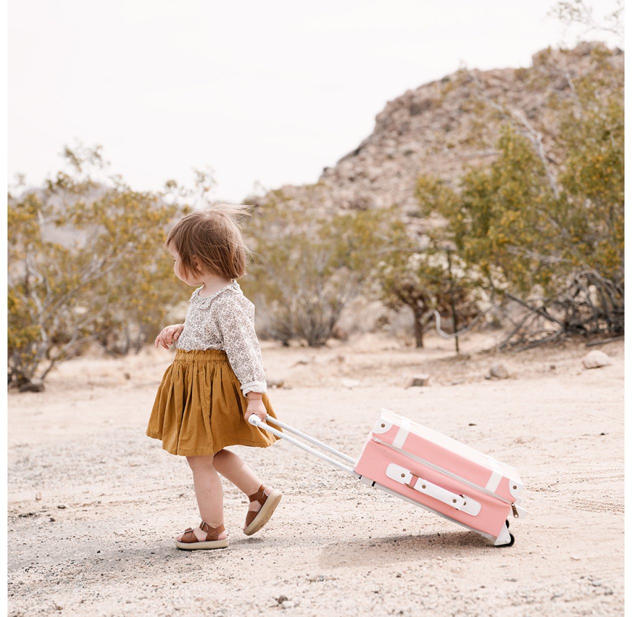 Valise Enfant Snowball Panda Rose - Valise à Roulettes 4 Roues Pour Enfants