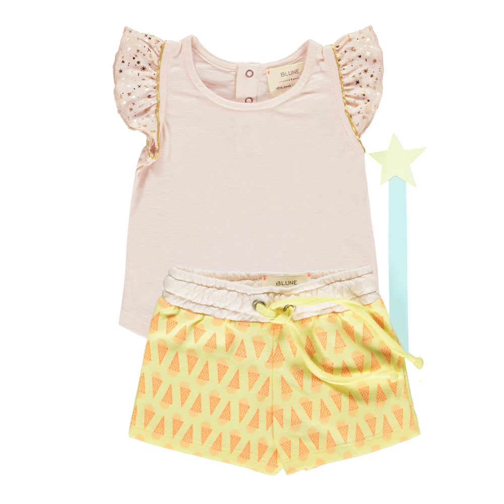 Débardeur Tête dans les étoiles - Rose poudré Blune Paris